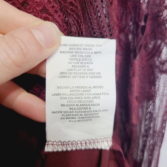 Taylor & Sage Lace Boho Top - Picture 9 of 10